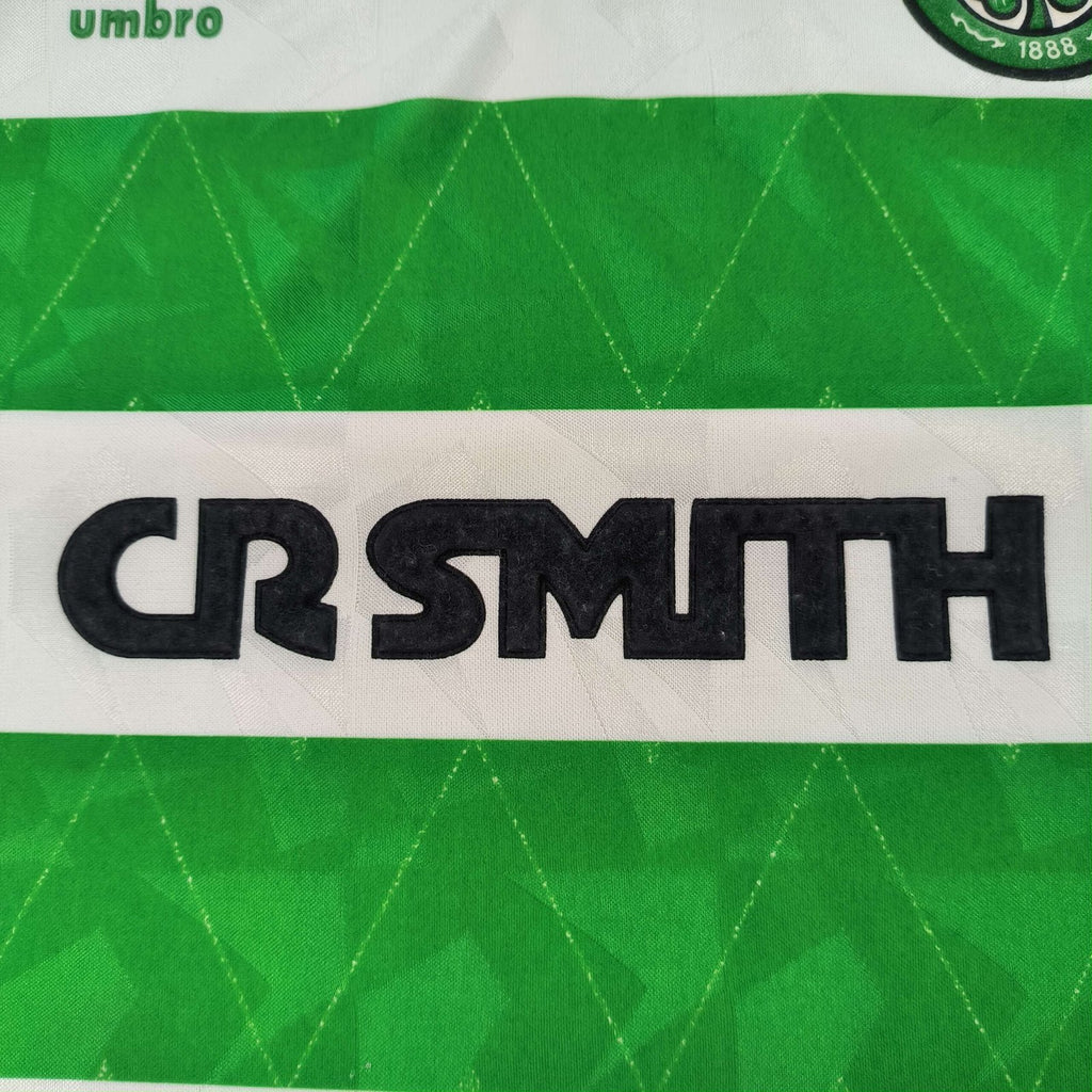 Celtic 1989-91 Umbro hazai foci mez XL-es