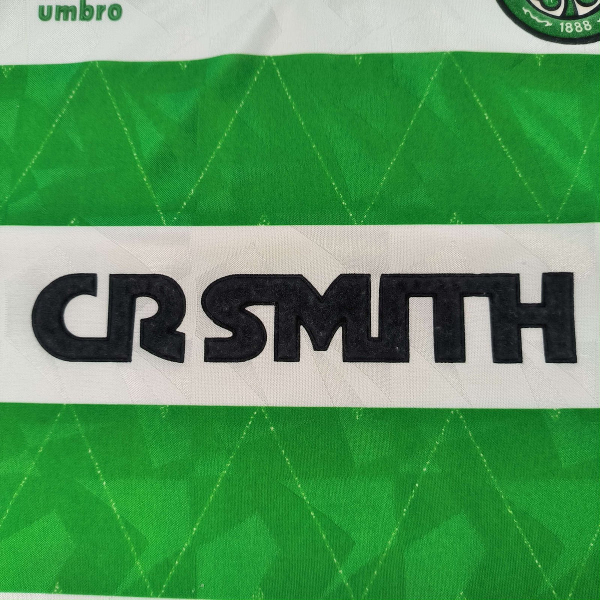 Celtic 1989-91 Umbro hazai foci mez XL-es