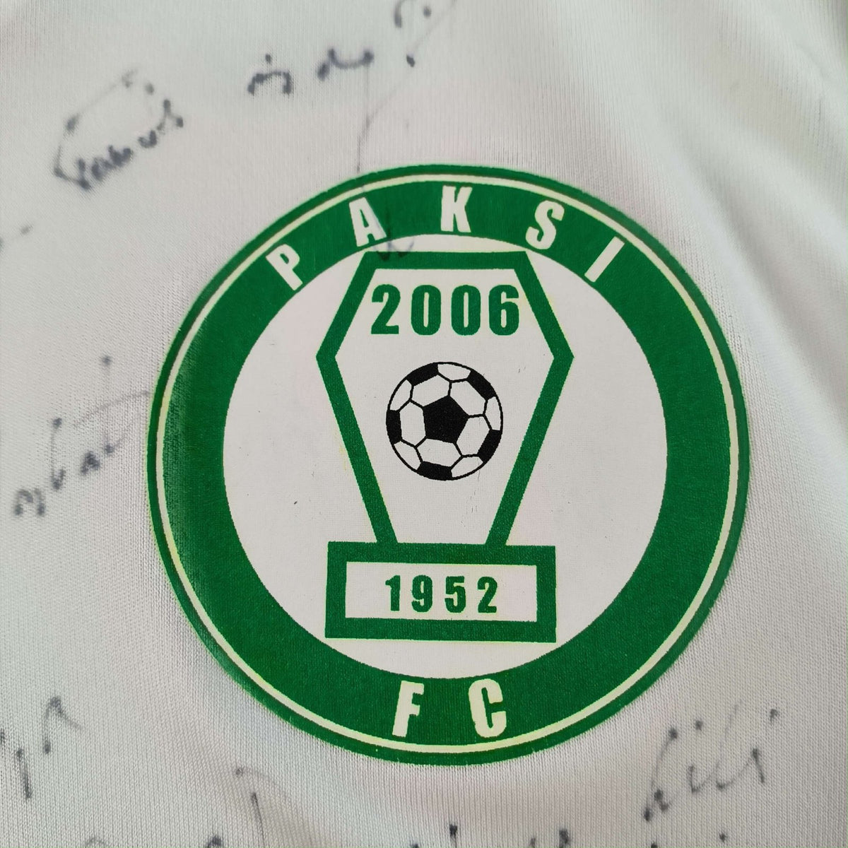 Paksi FC Jako vendég „Bodri I.” *Aláírt* foci mez XL-es
