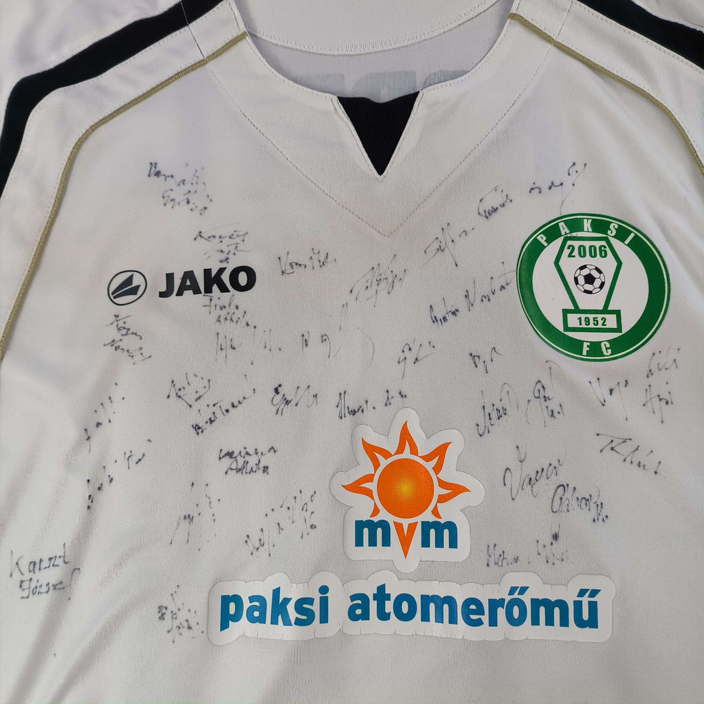 Paksi FC Jako away „Bodri I.” *Signed* football shirt size XL