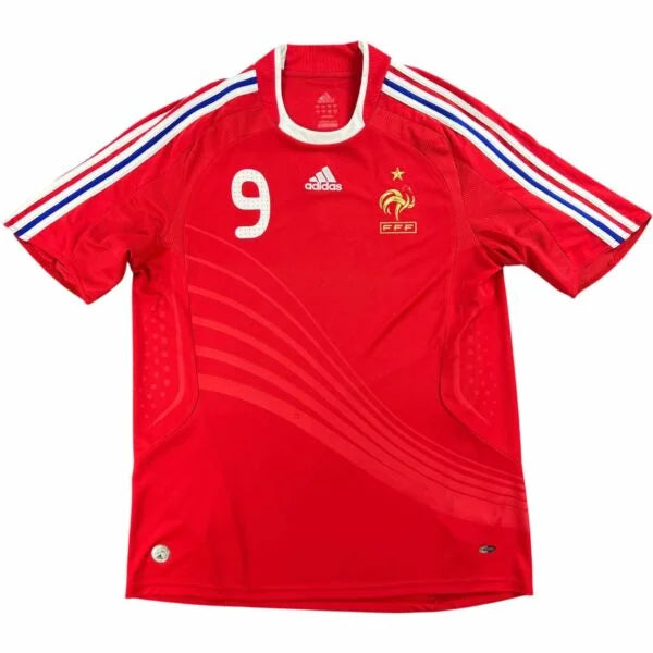 France 2008-09 Adidas away Karim Benzema football shirt size L