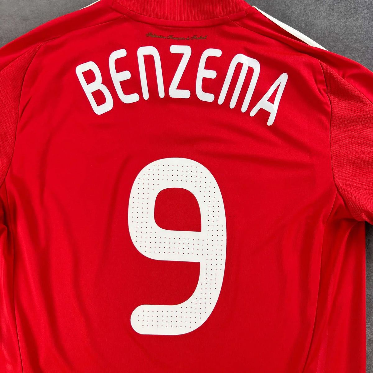 France 2008-09 Adidas away Karim Benzema football shirt size L
