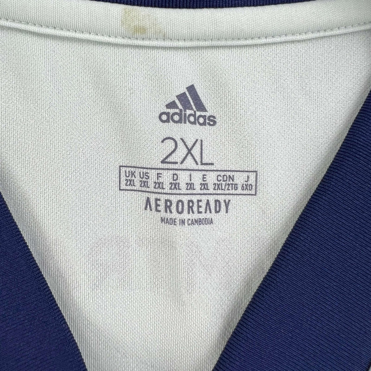 Cardiff City 2020-21 Adidas away football shirt size XXL