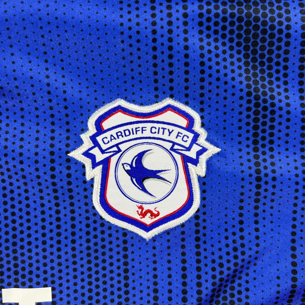 Cardiff City 2019-20 Adidas home football shirt size M