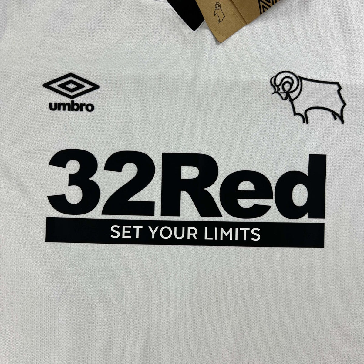 Derby County 2021-22 Umbro hazai *Új* foci mez XXL-es