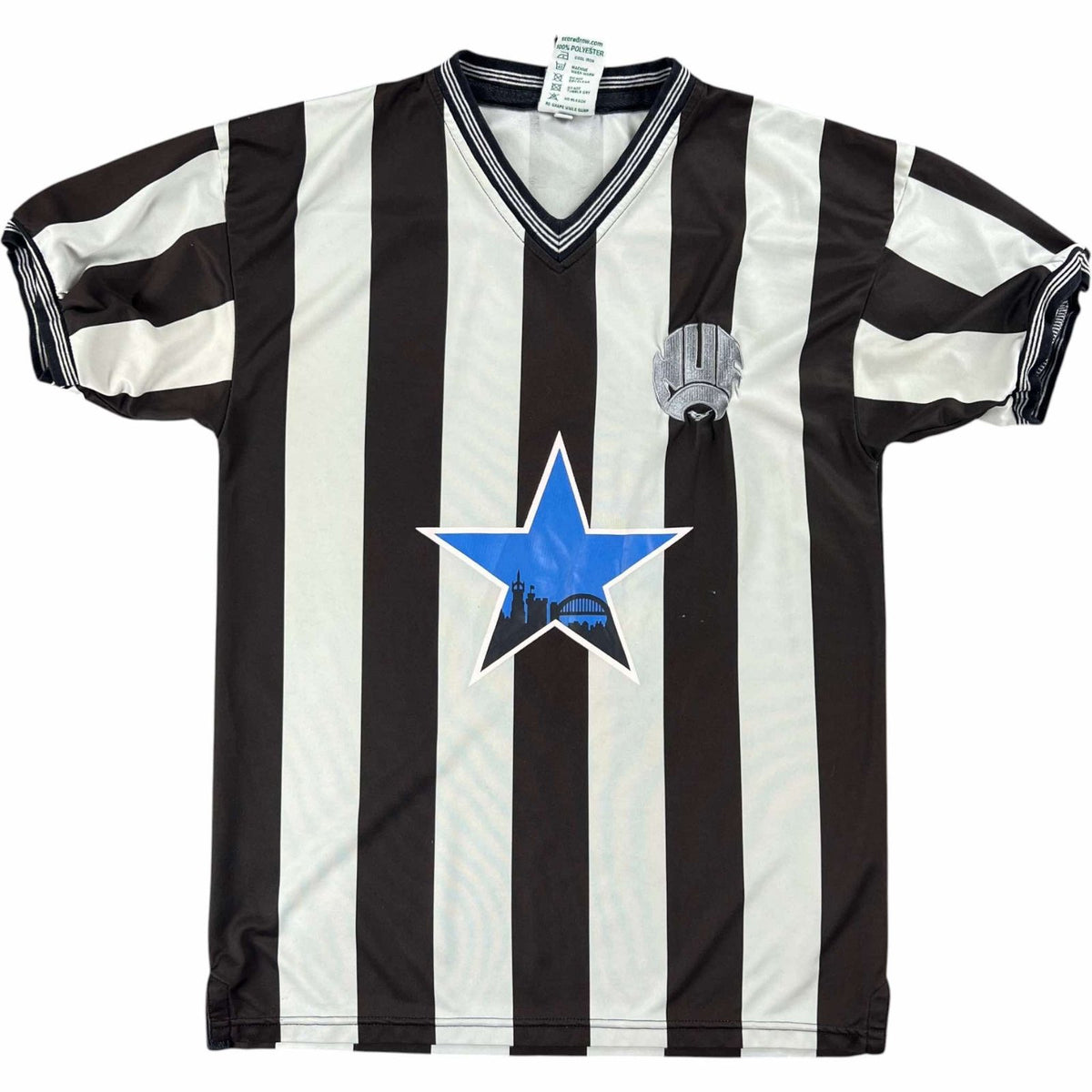 Newcastle United 1983-84 Score Draw home retro football shirt size S