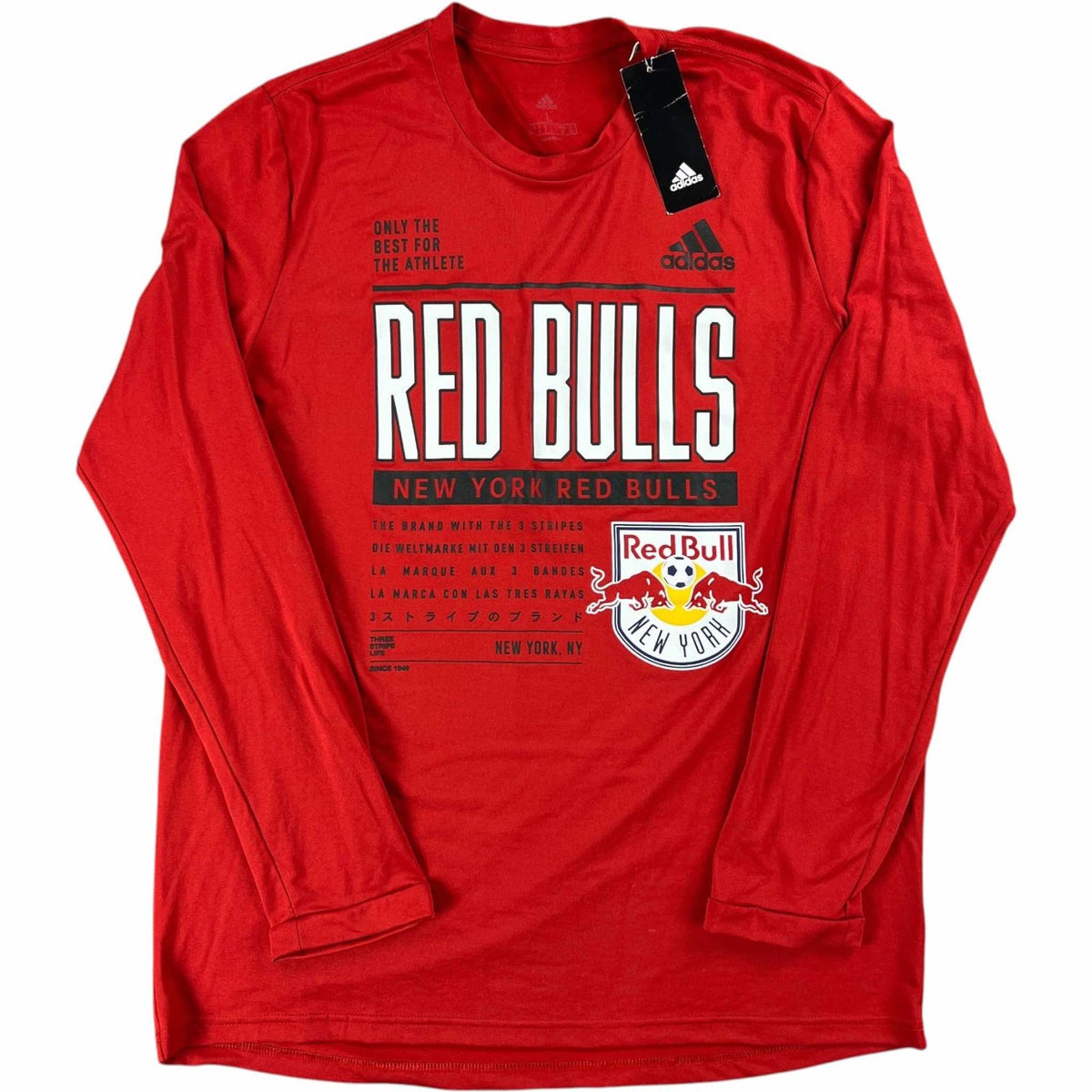New York Red Bulls 2022 Adidas *Új* hosszú ujjú póló L-es