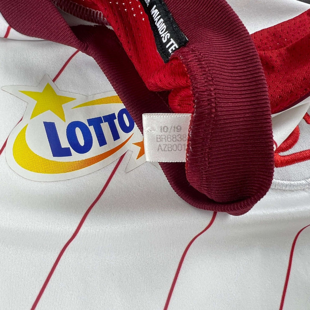 LKS Lodz 2019-20 Adidas home football shirt size M