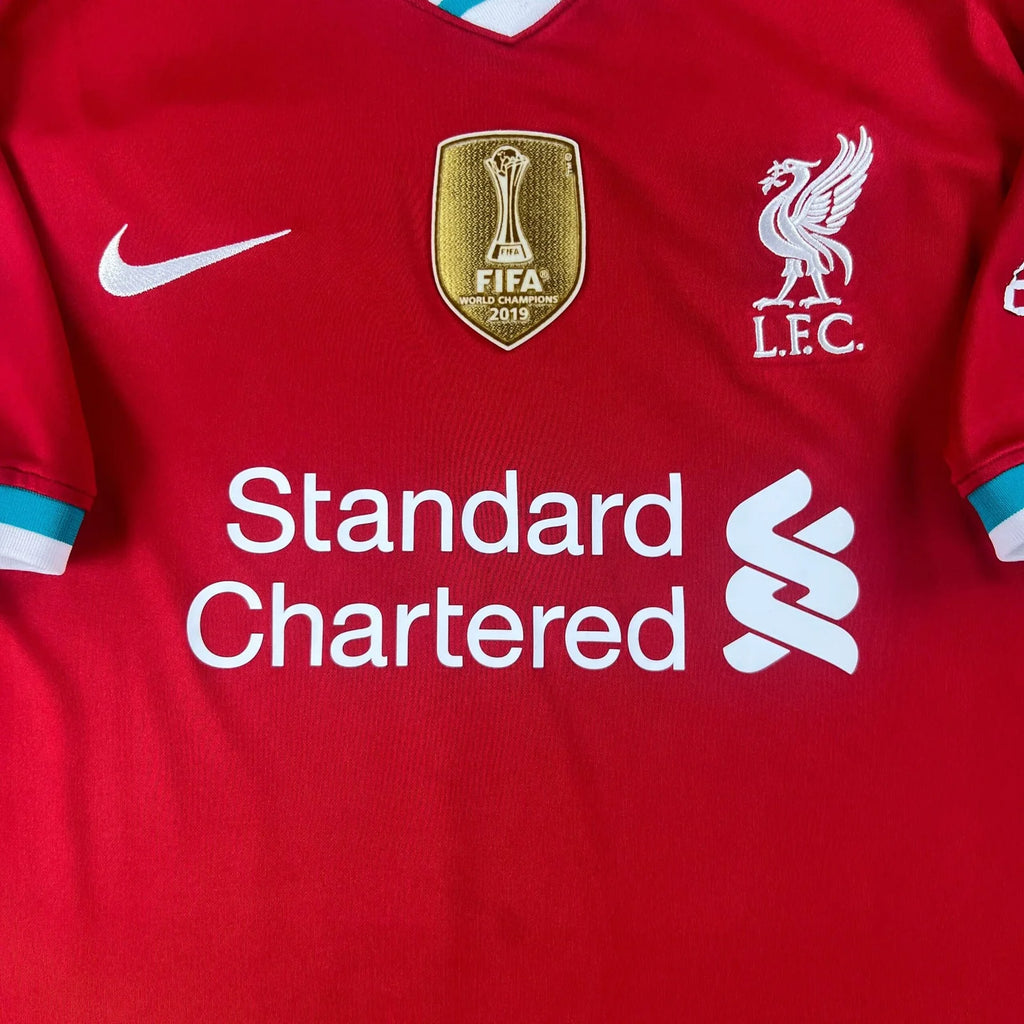 Liverpool 2020-21 Nike home Mohamed Salah football shirt size XL