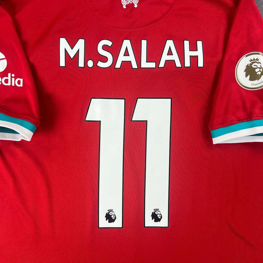 Liverpool 2020-21 Nike home Mohamed Salah football shirt size XL