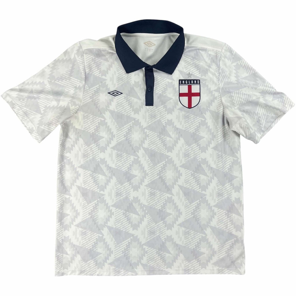 England 1990-92 Umbro home retro football shirt size XL