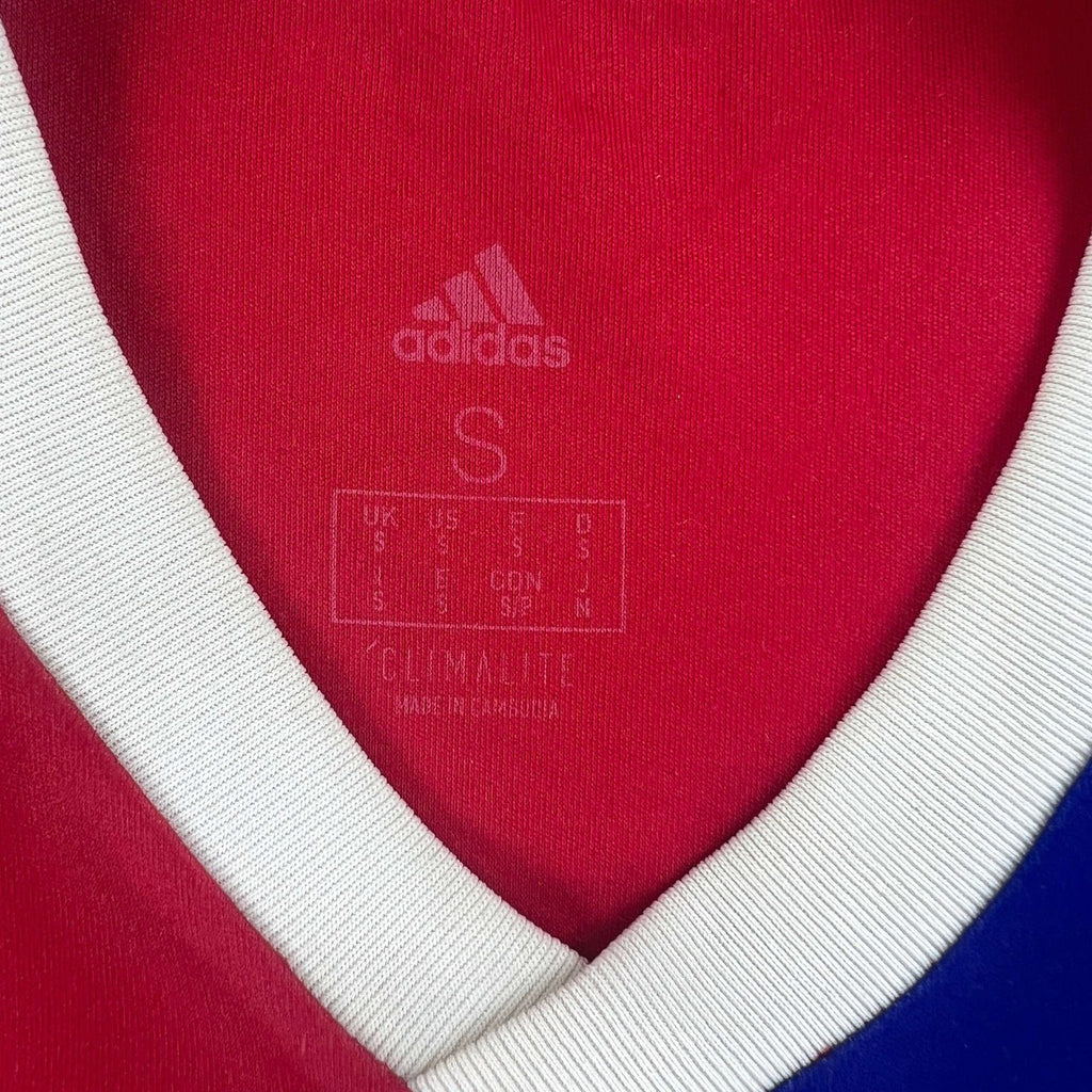 Basel 2018-19 Adidas home football shirt size S