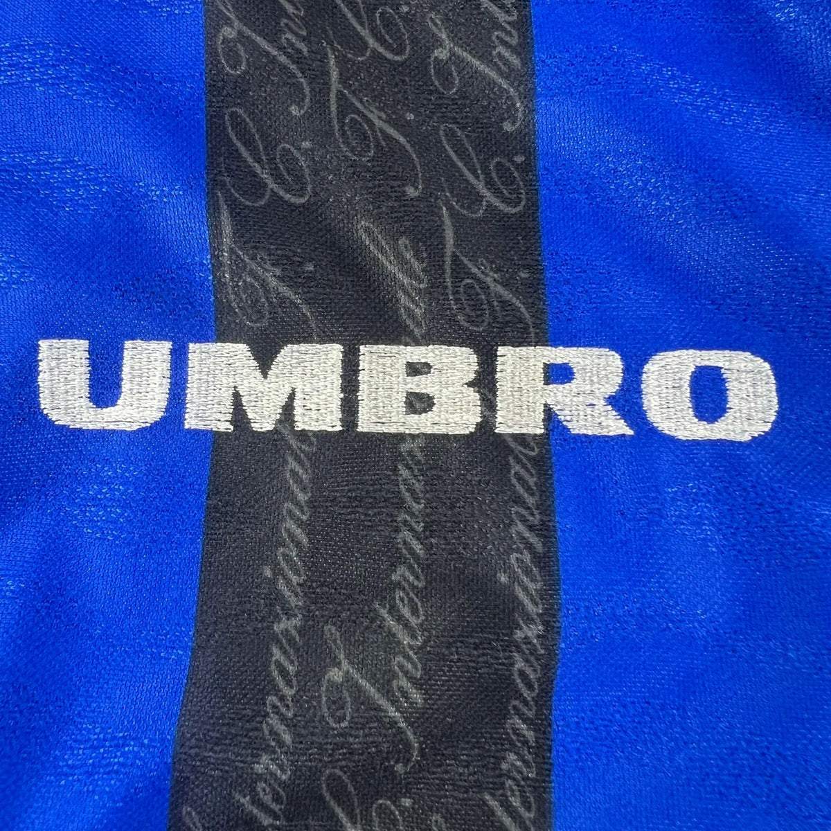 Inter Milan 1996-97 Umbro hazai Maurizio Ganz foci mez M-es