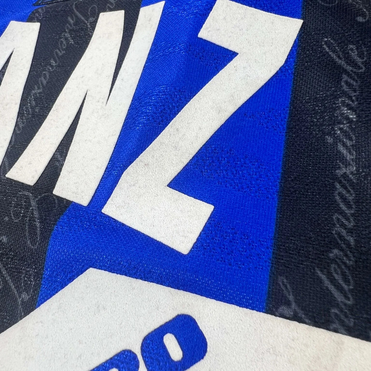 Inter Milan 1996-97 Umbro home Maurizio Ganz football shirt size M