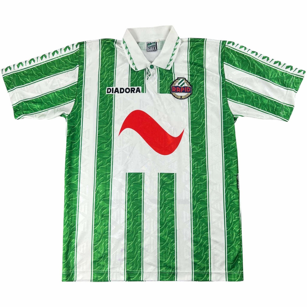 Rapid Wien 1996-98 Diadora home football shirt size L
