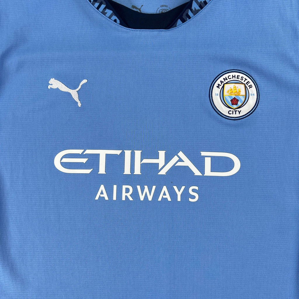 Manchester City 2024-25 Puma home football shirt size XXL