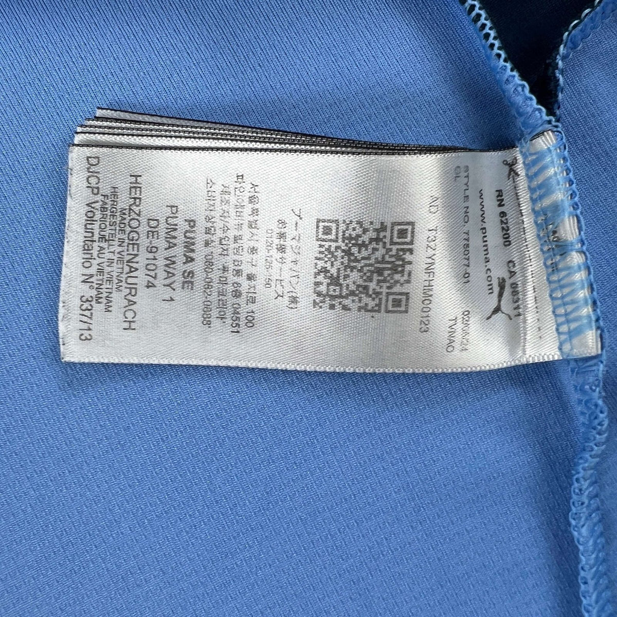 Manchester City 2024-25 Puma home football shirt size XXL