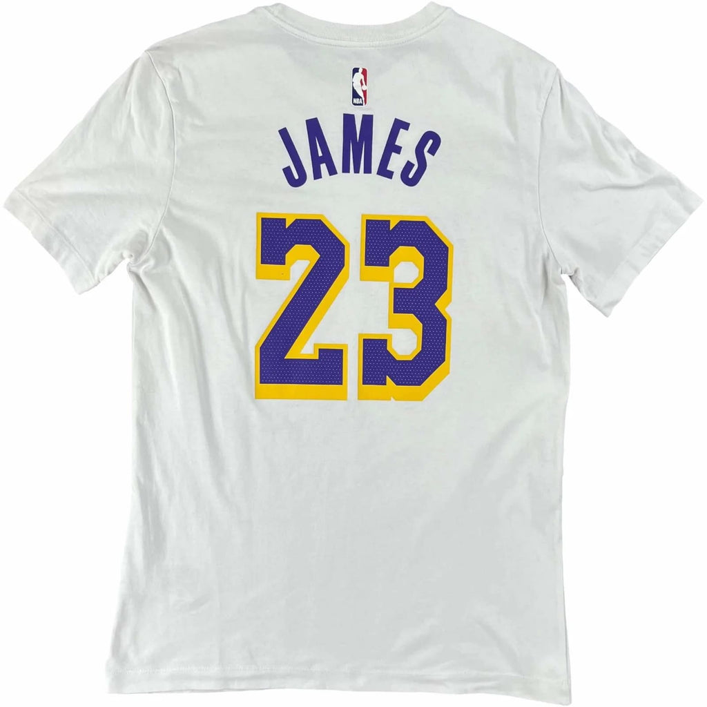 Los Angeles Lakers LeBron James Nike NBA t-shirt size M