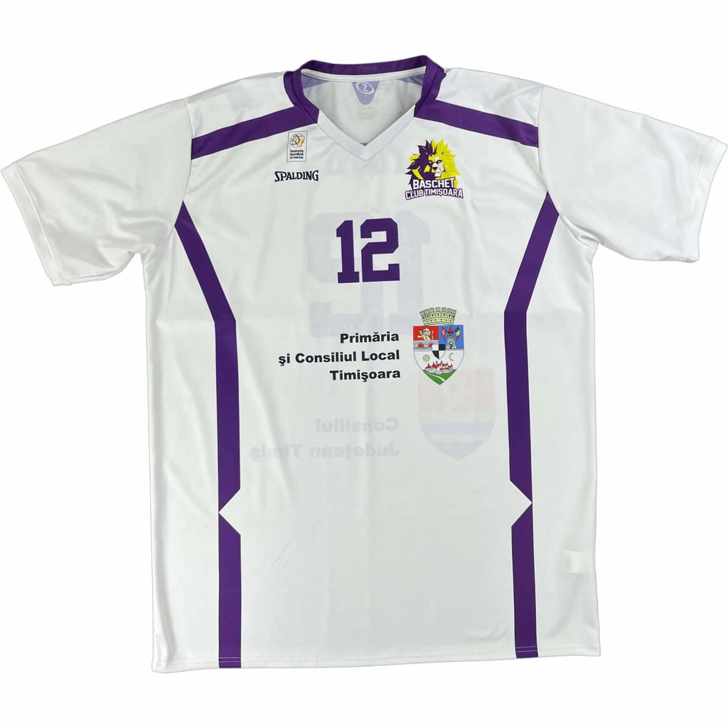 Basket Club Timisoara George Toth Spalding shooting shirt size 4XL