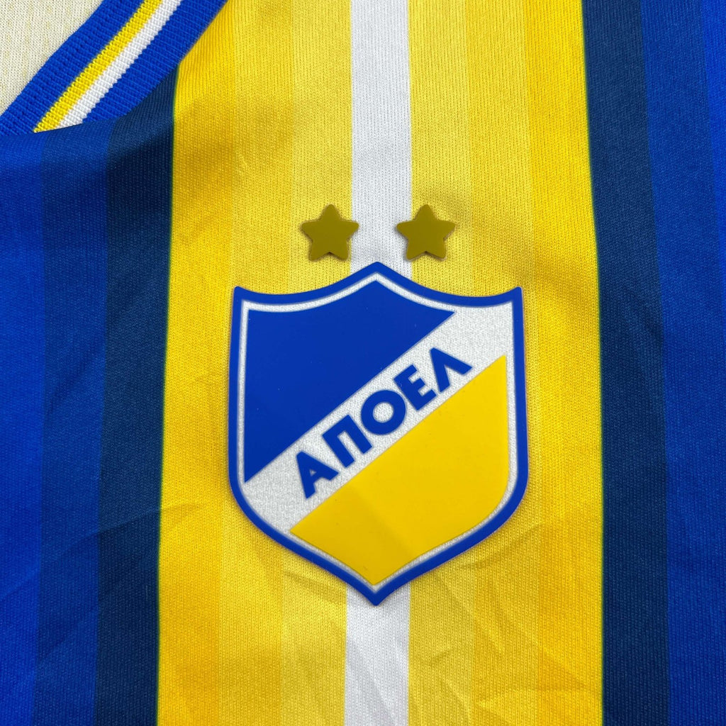 Apoel Nicosia 2023-24 Macron home football shirt size 152