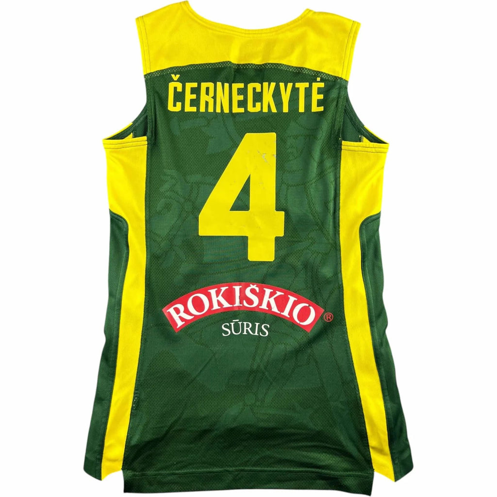 Lithuania Agne Cerneckyte Nike home basketball jersey size 40