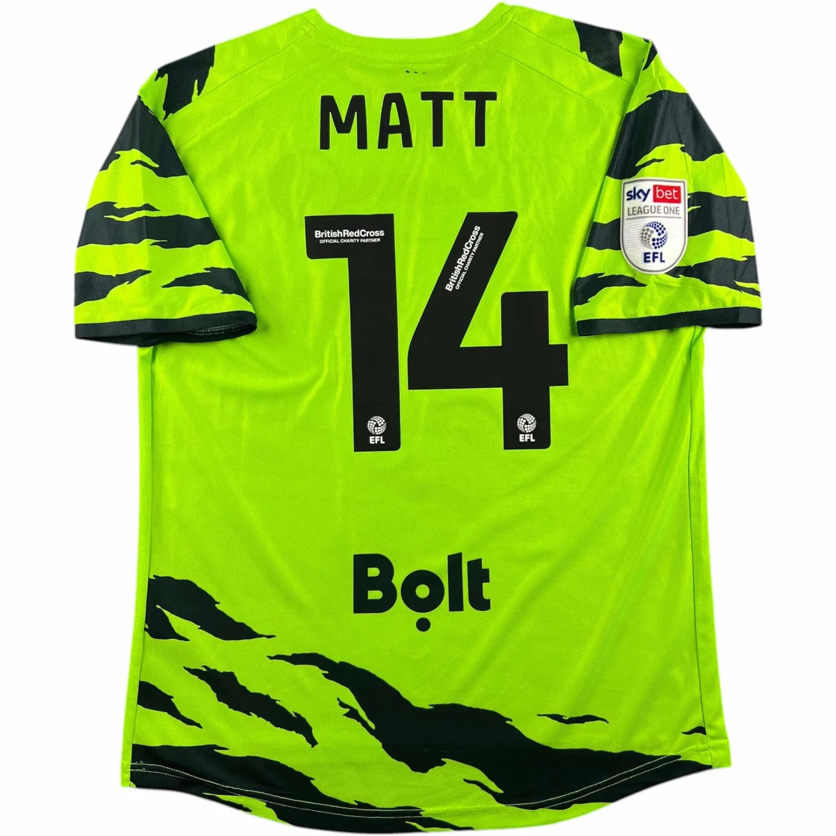 Forest Green Rovers 2021-22 Playerlayer home Jamille Matt football shirt size XL
