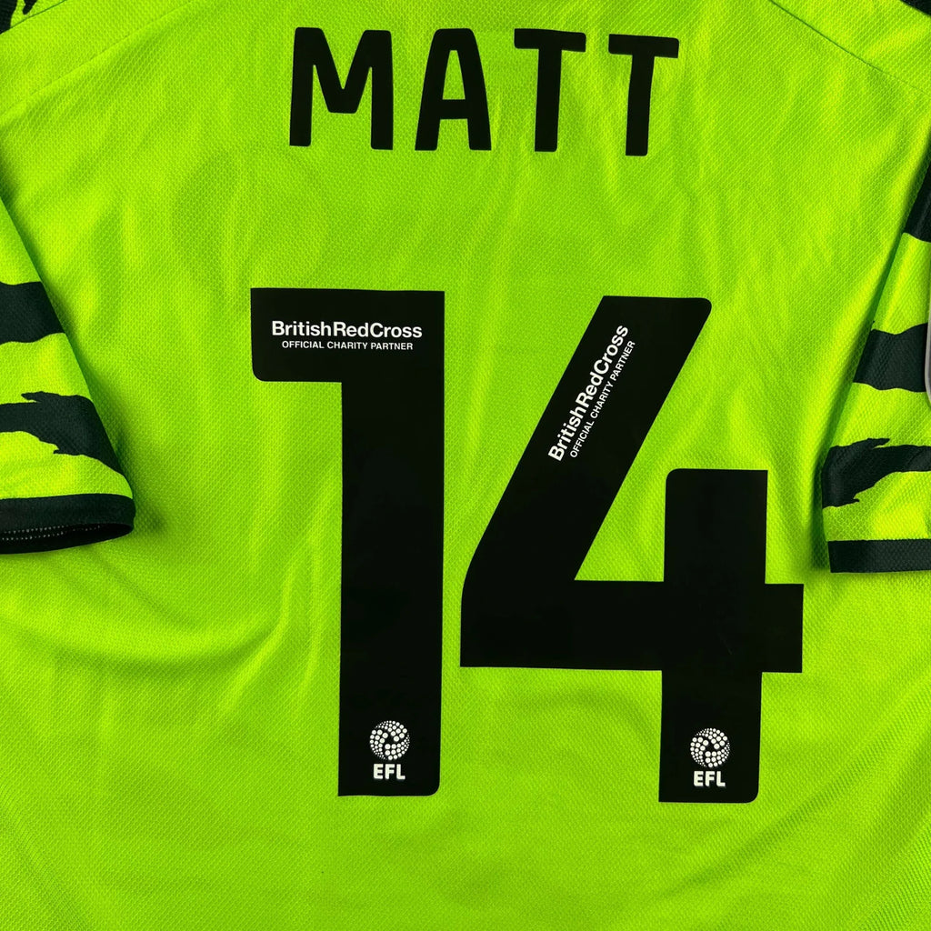Forest Green Rovers 2021-22 Playerlayer home Jamille Matt football shirt size XL