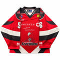 ESC Wedemark Scorpions #56 Suray Owayo ice hockey jersey size M