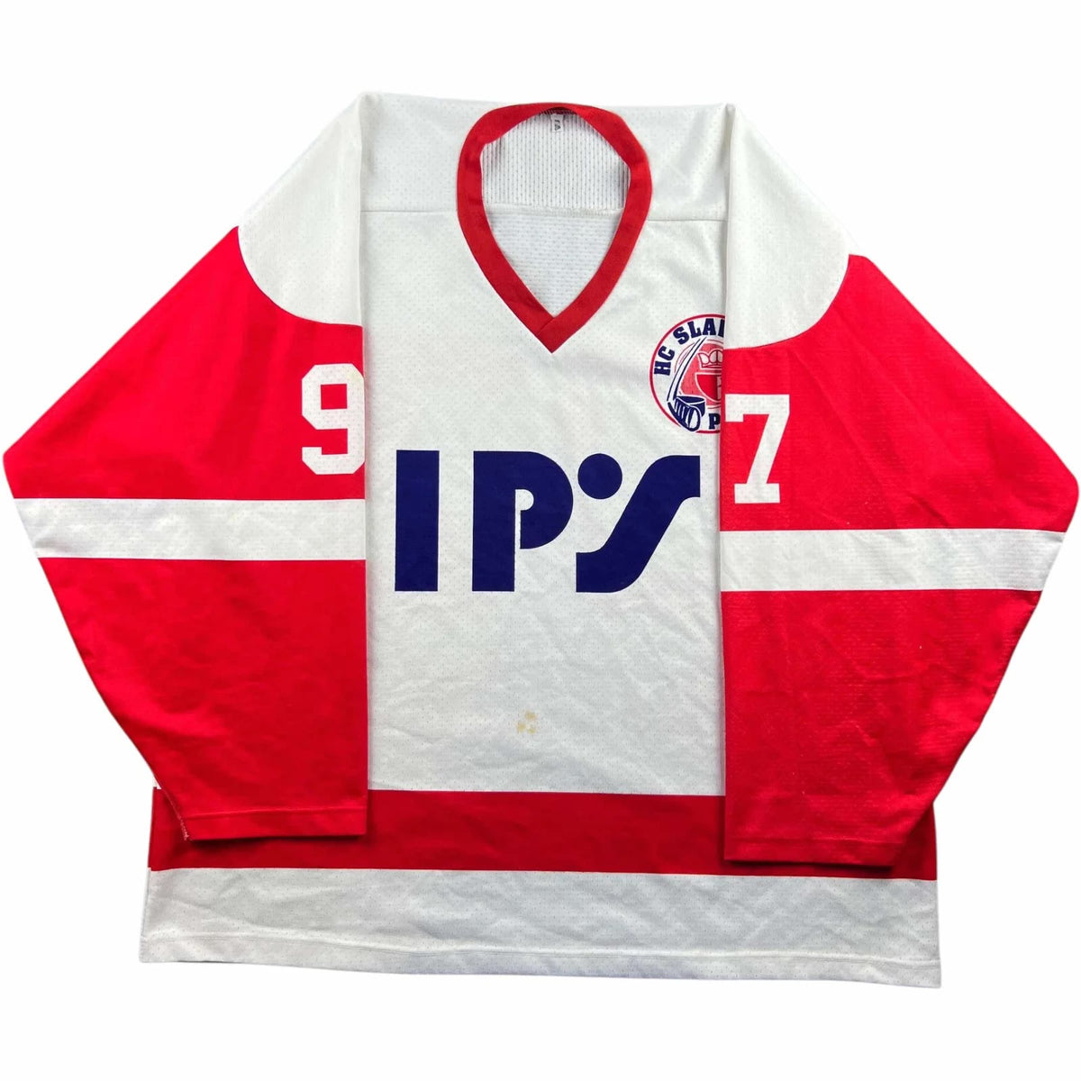 HC Slavia Praha #97 Vladimir Ruzicka jégkorong mez XL