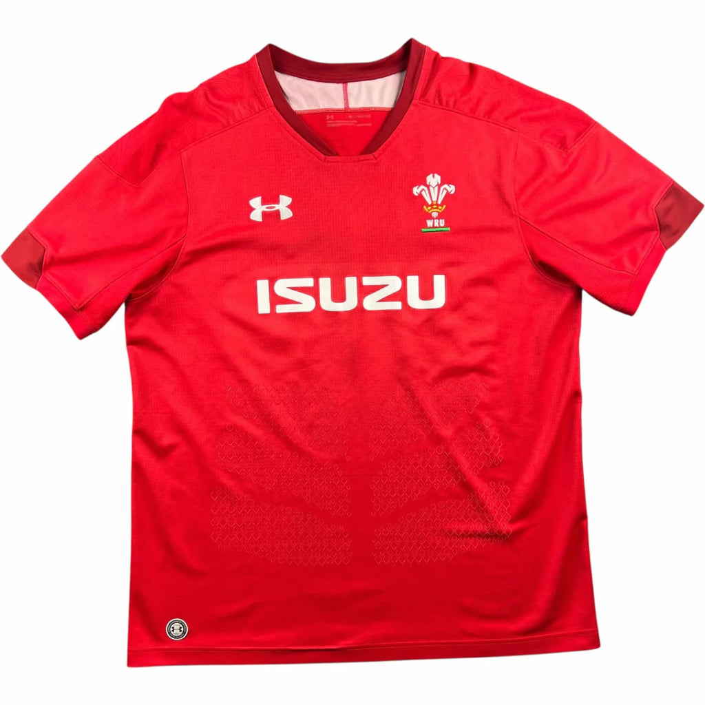 Wales Under Armour home #23 Morris rugby shirt size XXL