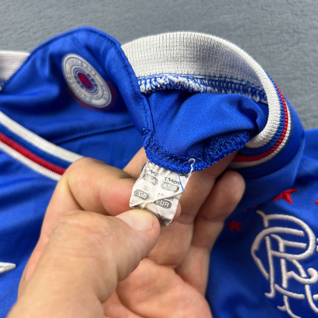 Rangers 2009-10 Umbro home „Novo #10” football shirt size 140