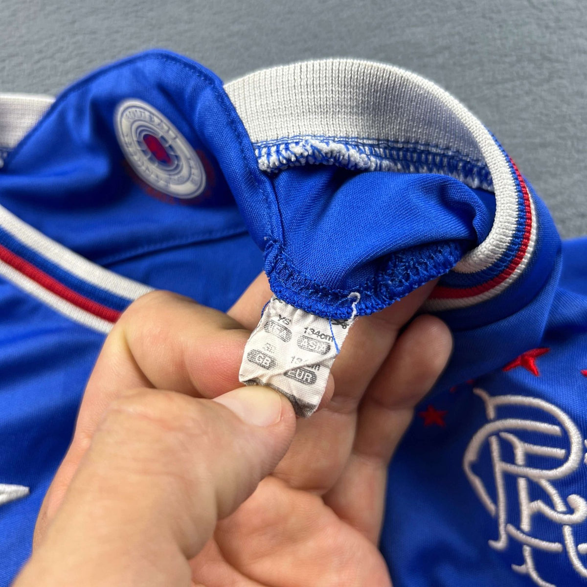 Rangers 2009-10 Umbro home „Novo #10” football shirt size 140