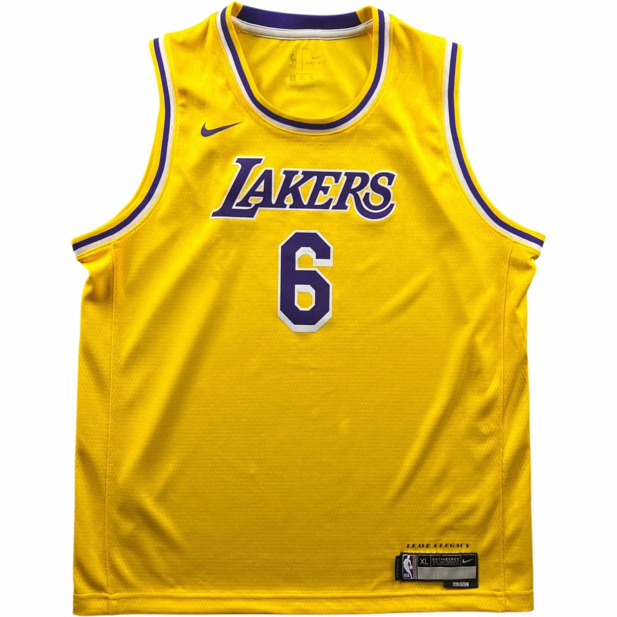 Los Angeles Lakers LeBron James Nike NBA mez Gyerek XL