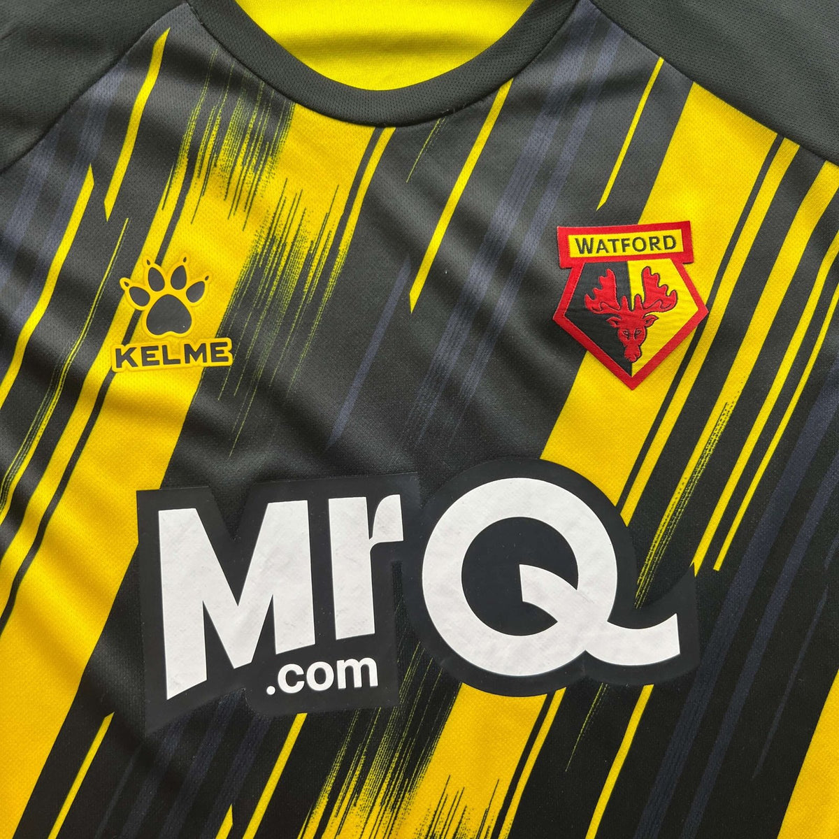 Watford 2023-24 Kelme home football shirt size M