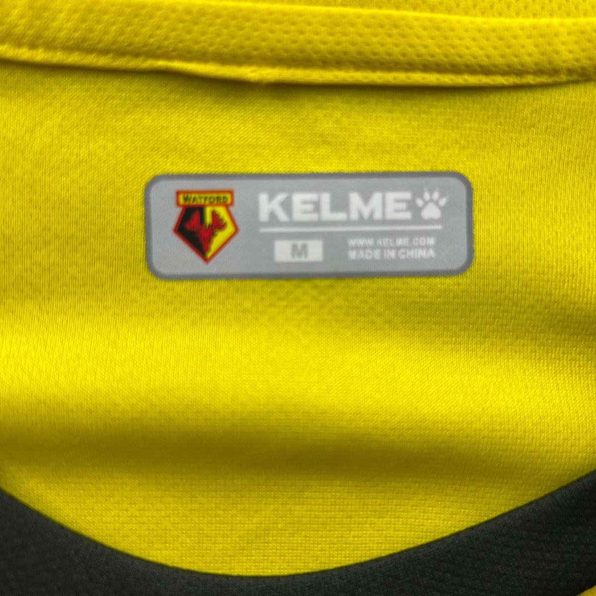 Watford 2023-24 Kelme home football shirt size M