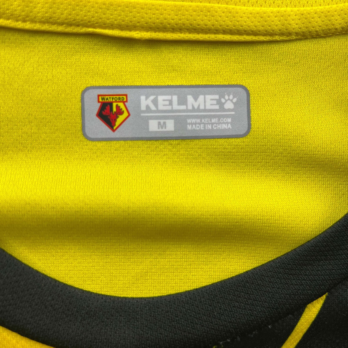 Watford 2023-24 Kelme home football shirt size M