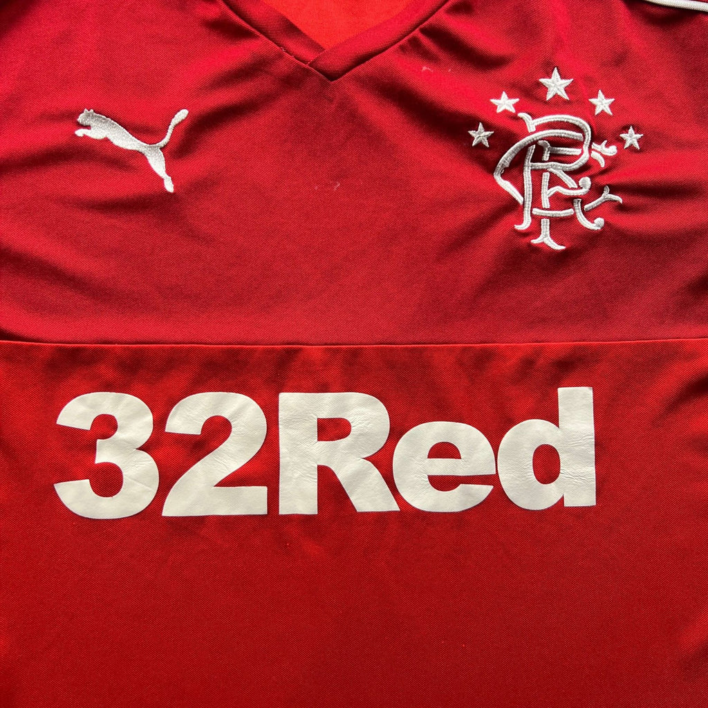 Rangers 2017-18 Puma vendég foci mez M-es