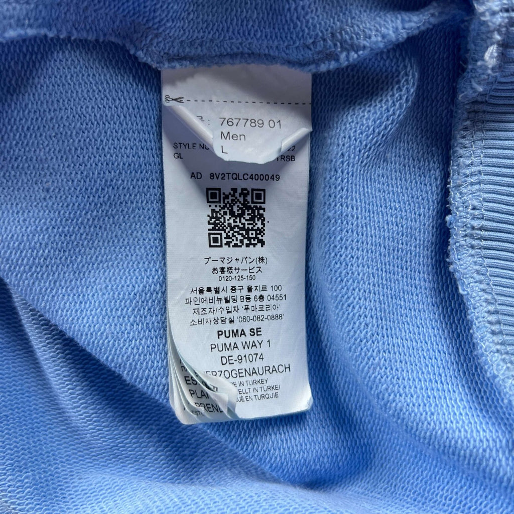 Manchester City Puma hoodie size L