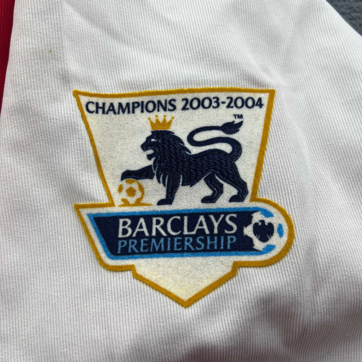 Arsenal 2004-05 Nike hazai „Unbeaten #04” foci mez XXL-es
