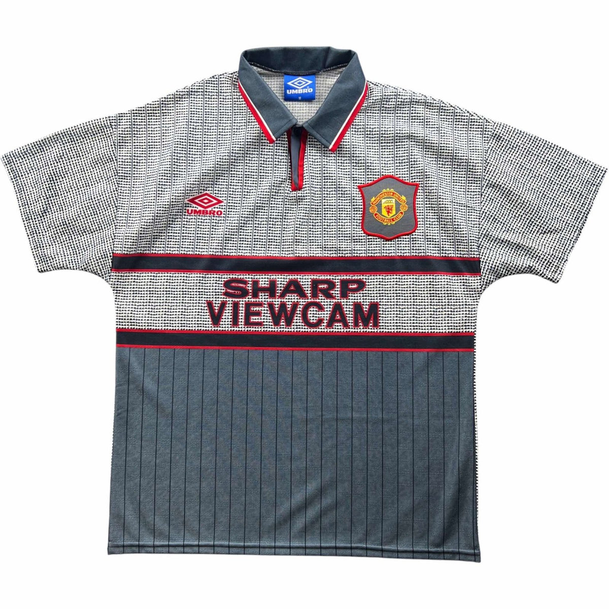 Manchester United 1995-96 Umbro away football shirt size M