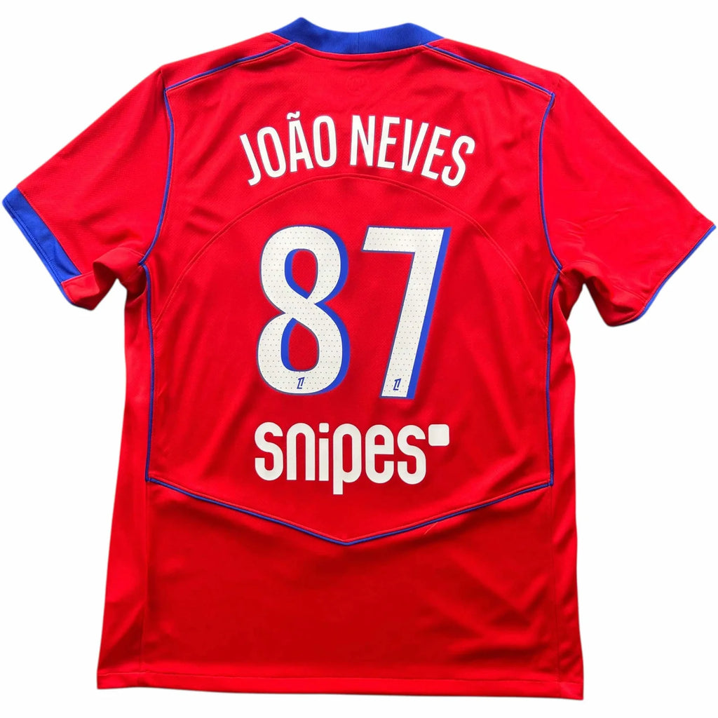 PSG Paris Saint-Germain 2025-26 Nike harmadik számú Joao Neves foci mez L-es