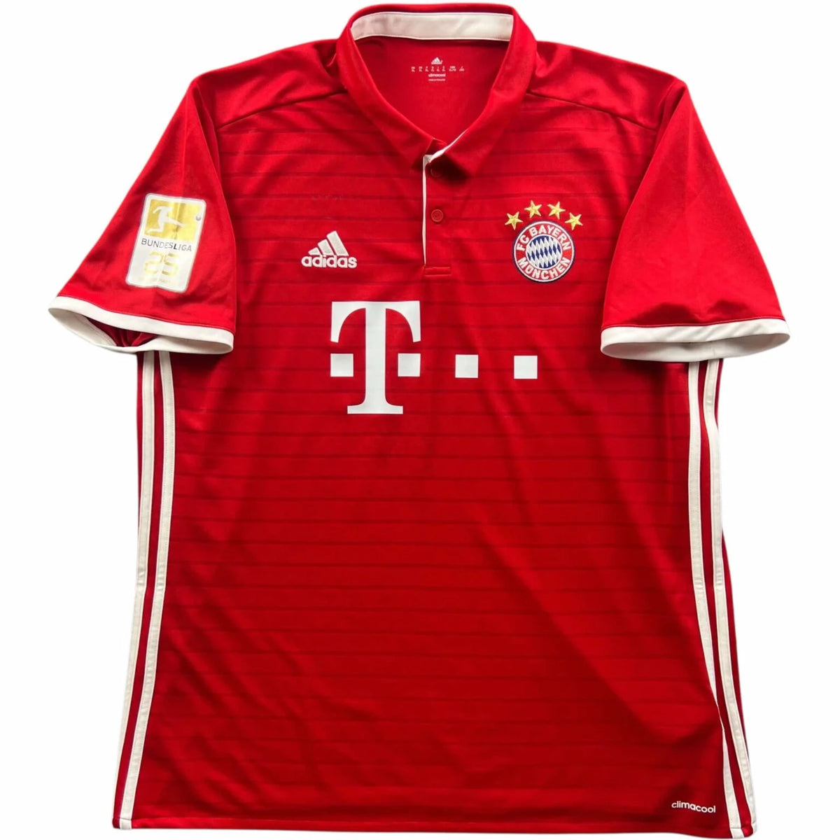Bayern München 2016-17 Adidas home Mats Hummels football shirt size XL