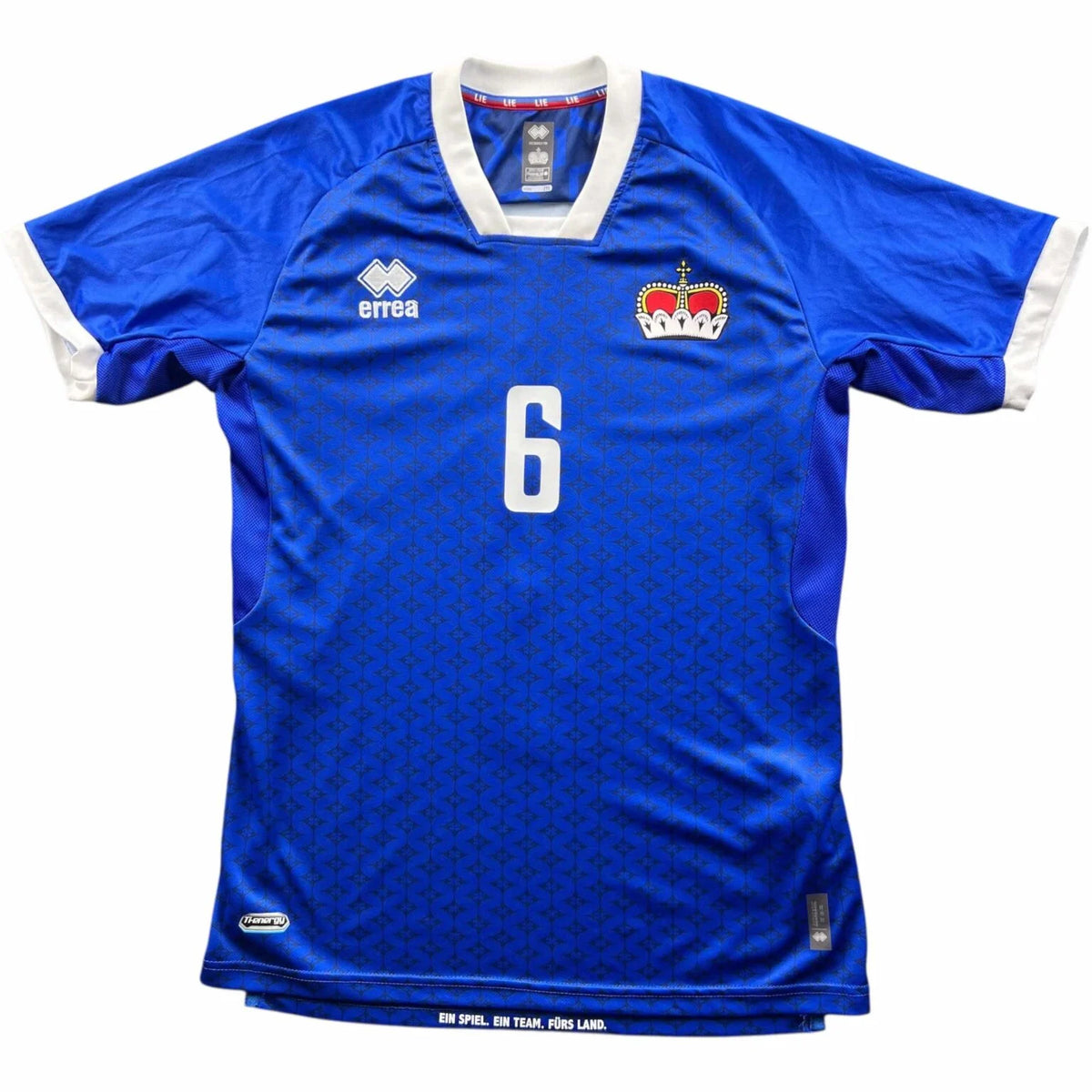 Liechtenstein 2022-24 Errea hazai Andreas Malin foci mez M-es