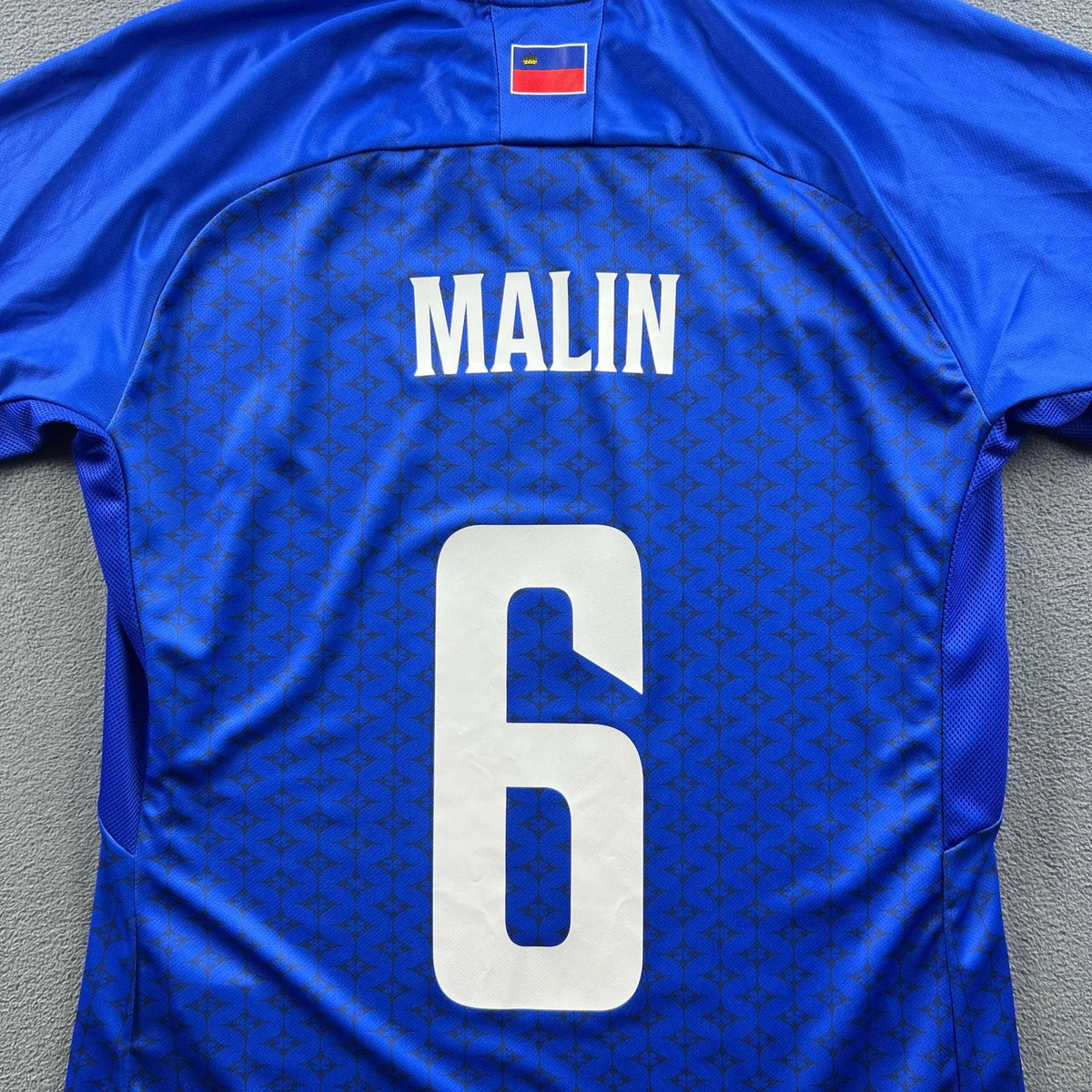Liechtenstein 2022-24 Errea hazai Andreas Malin foci mez M-es