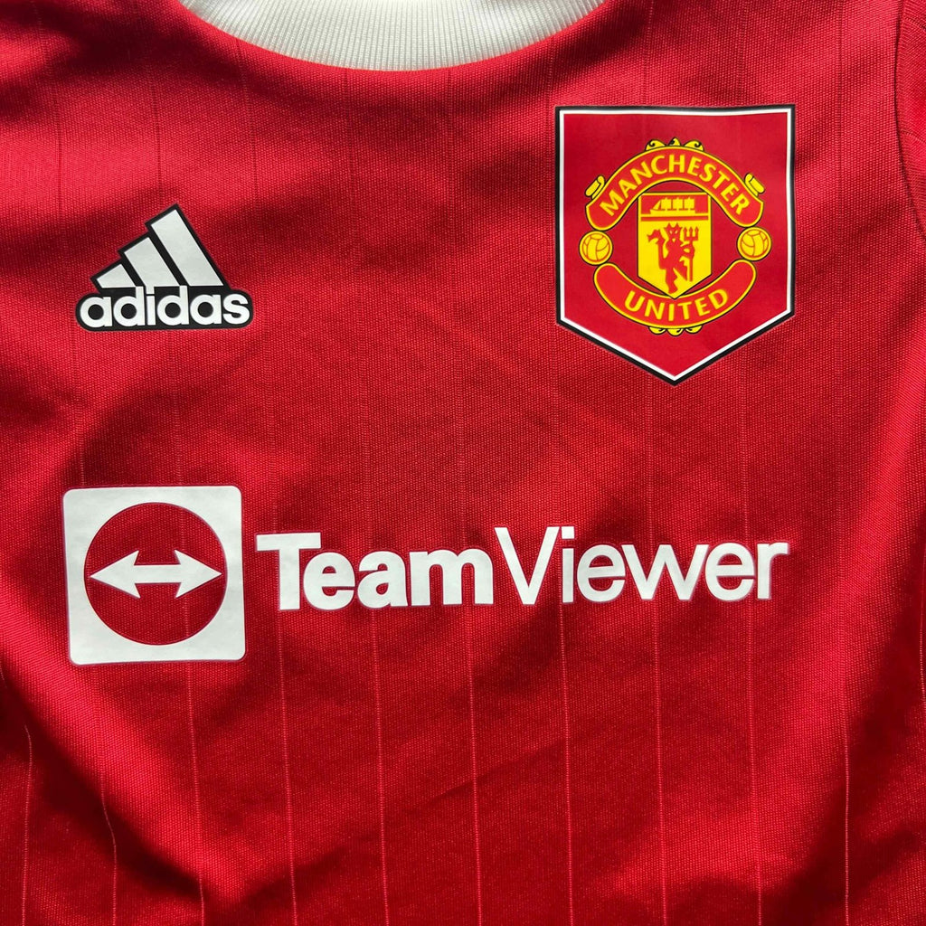 Manchester United 2022-23 Adidas home football shirt size 92