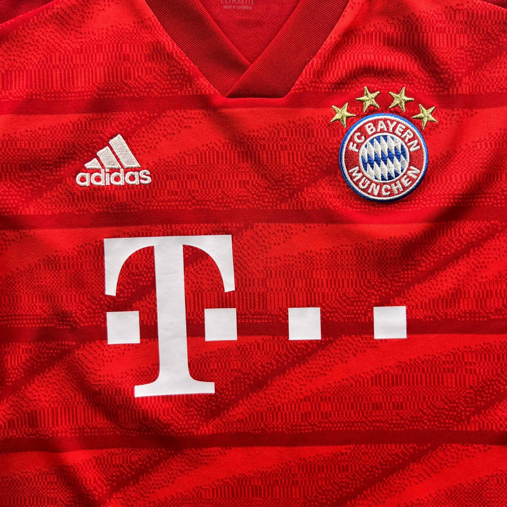 Bayern München 2019-20 Adidas hazai „Thomas #1” foci mez gyerek 152-es