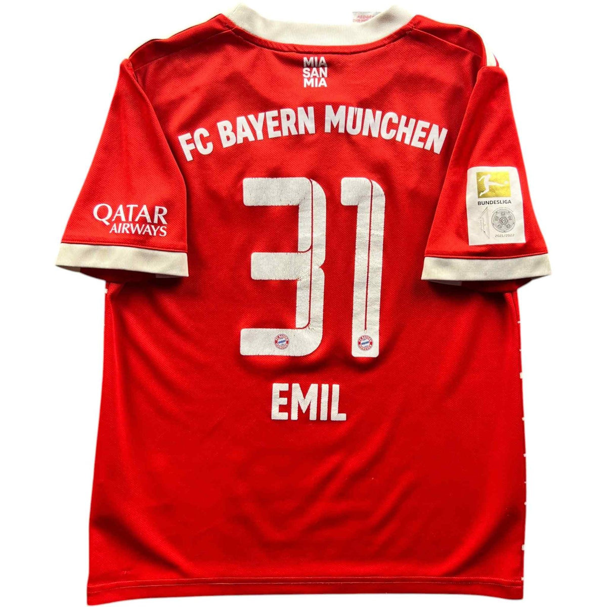 Bayern München 2022-23 Adidas hazai „Emil #31” foci mez gyerek 152-es