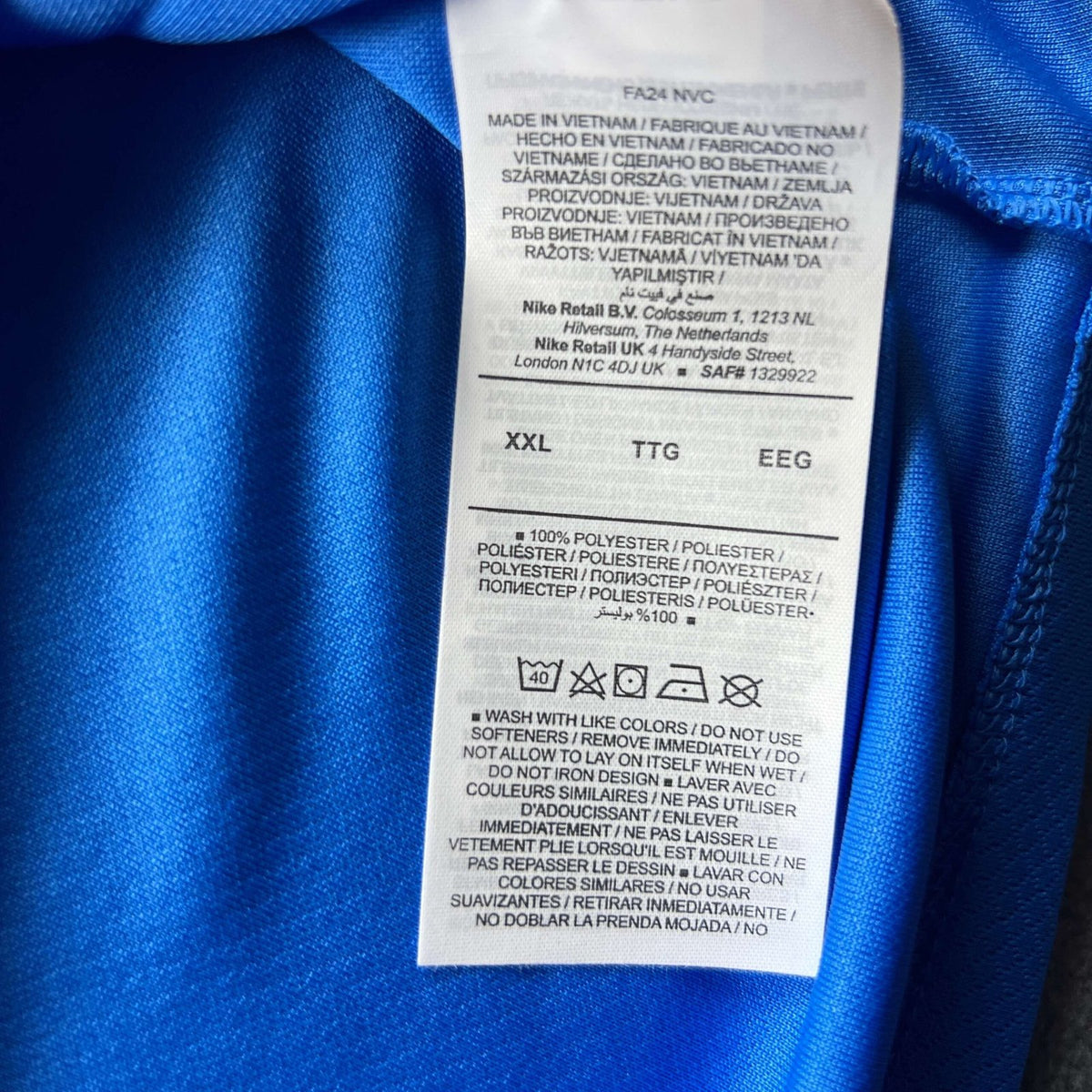 Chelsea 2024-25 Nike Pre-Match training *NEW* football shirt size XXL