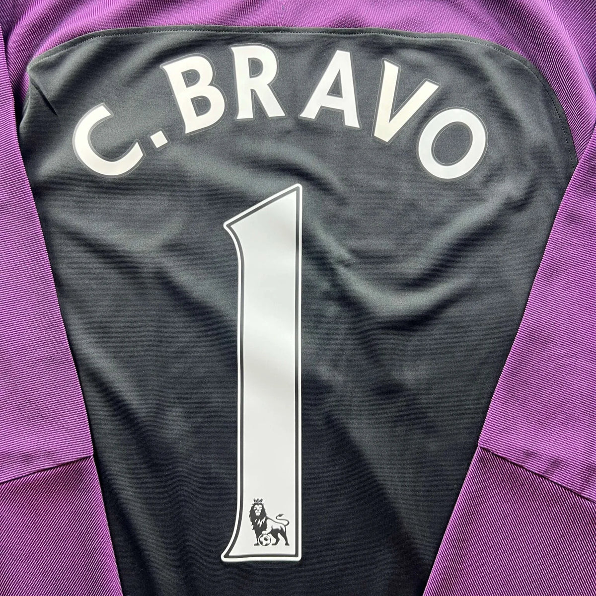 Manchester City 2016-17 Nike kapus Claudio Bravo *Új* foci mez L-es