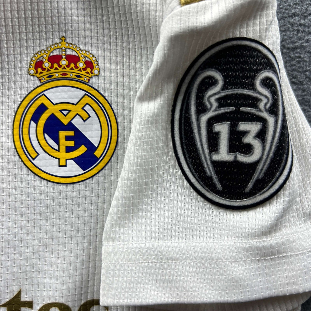 Real Madrid 2019-20 Adidas home UCL football shirt size 92
